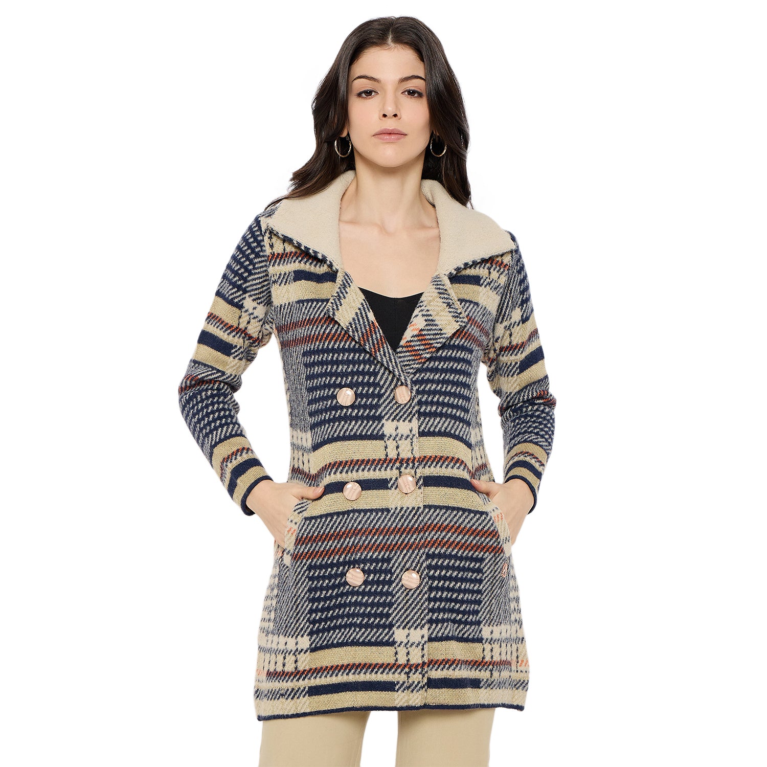 Duke Urban Women Full Sleeve Long Sweater (SDS1216)