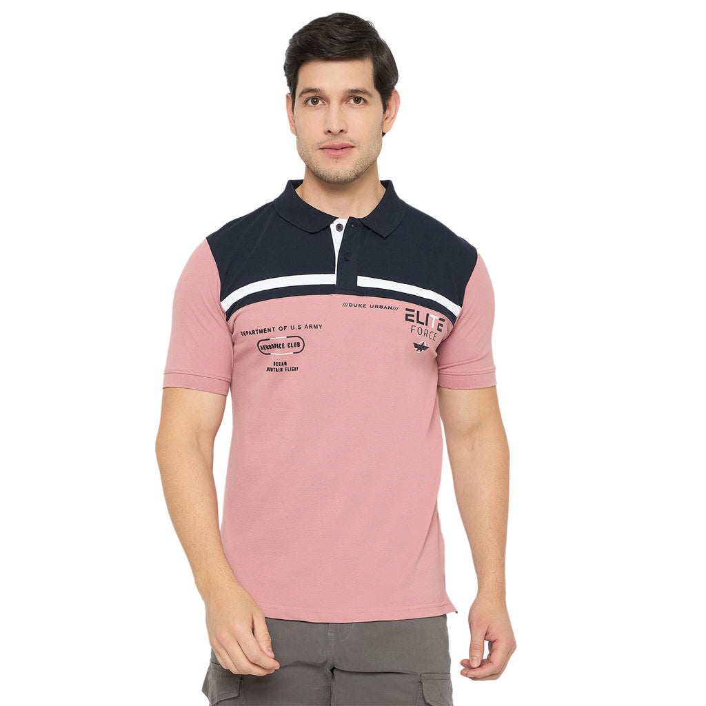 Duke Urban Men Half Sleeve Cotton Tshirt (LF7169)