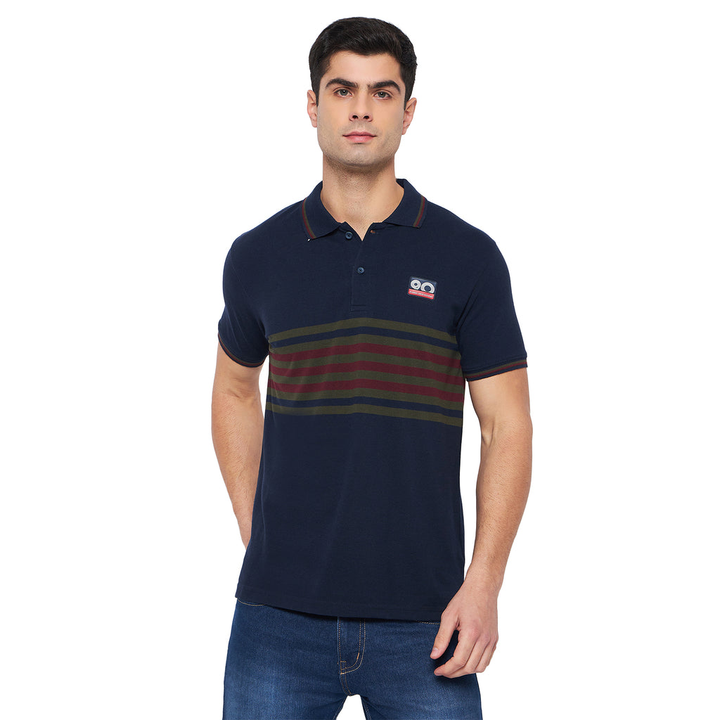 Duke Stardust Men Half Sleeve Cotton T-shirt (MLF5386)