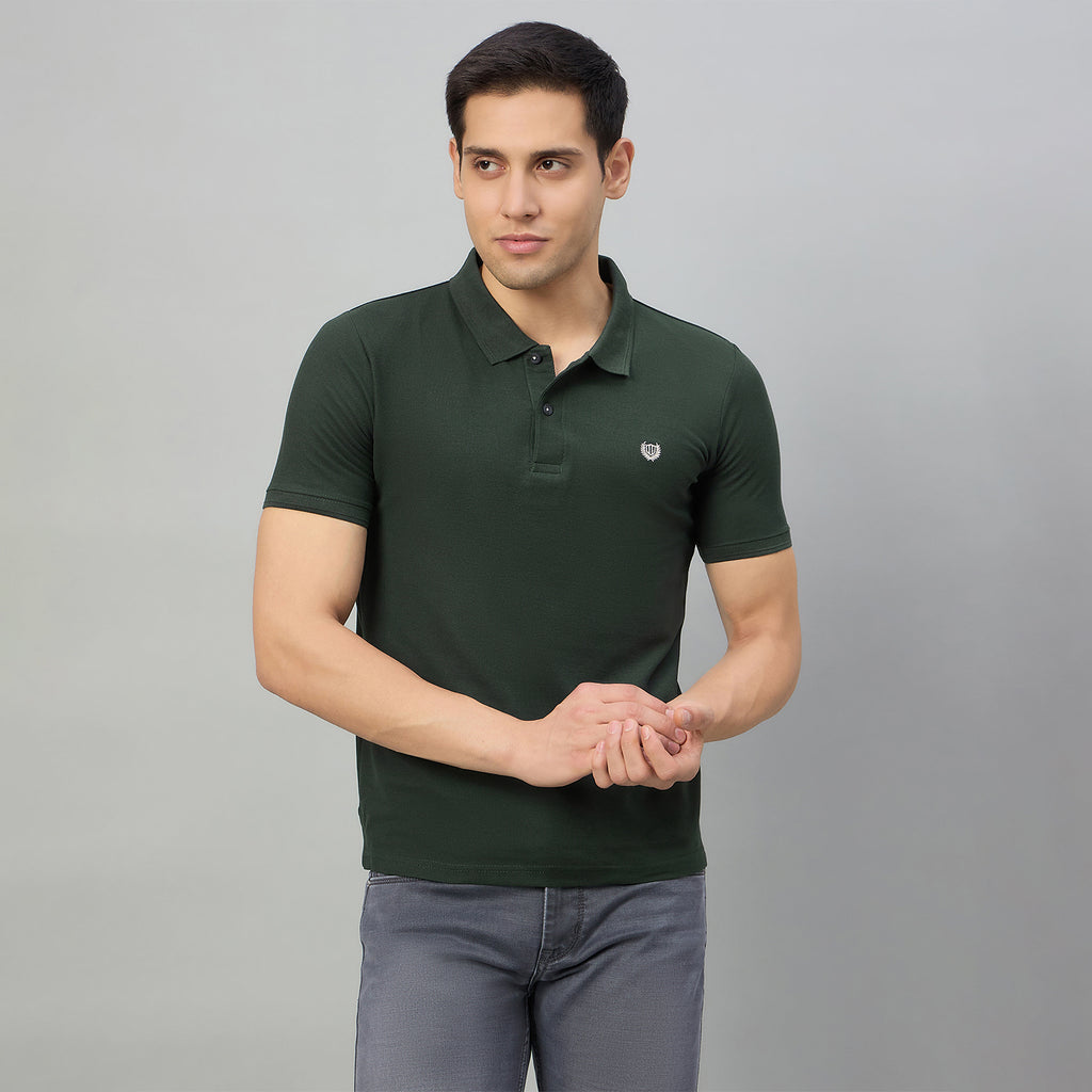 Duke Men Half Sleeve Cotton Smart Fit Casual T-shirt (MSD71)