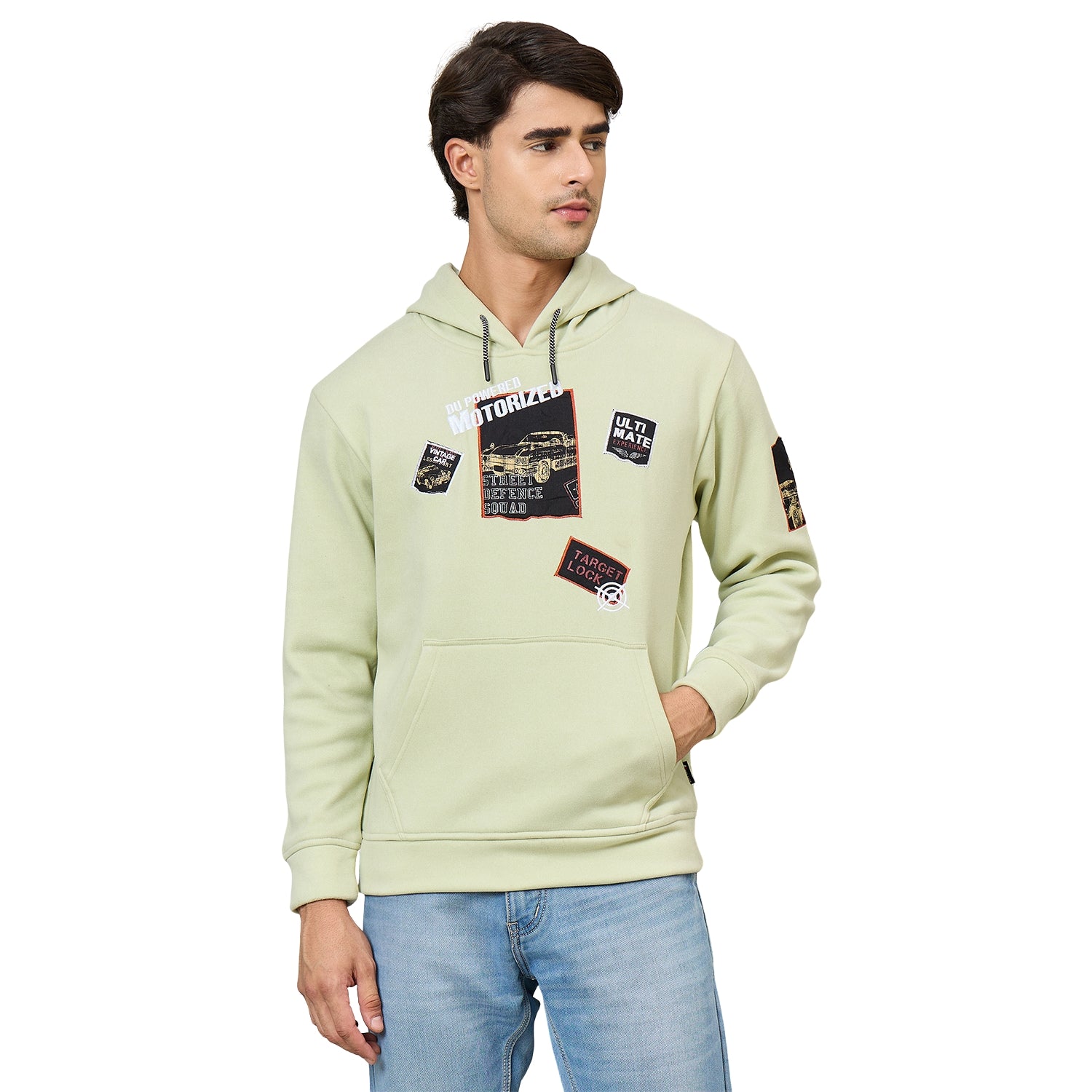 Duke Urban Men Hooded Regular Sweatshirt (LF6369)