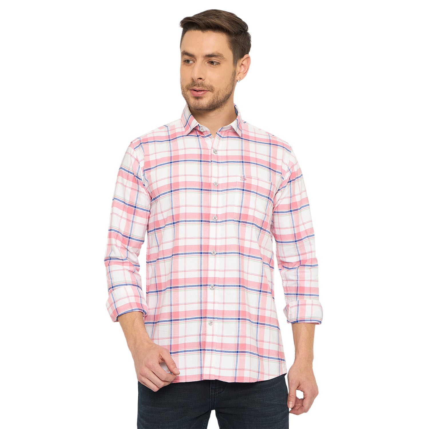 Duke Urban Men Full Sleeve Cotton Shirt (SDO8CKAD)