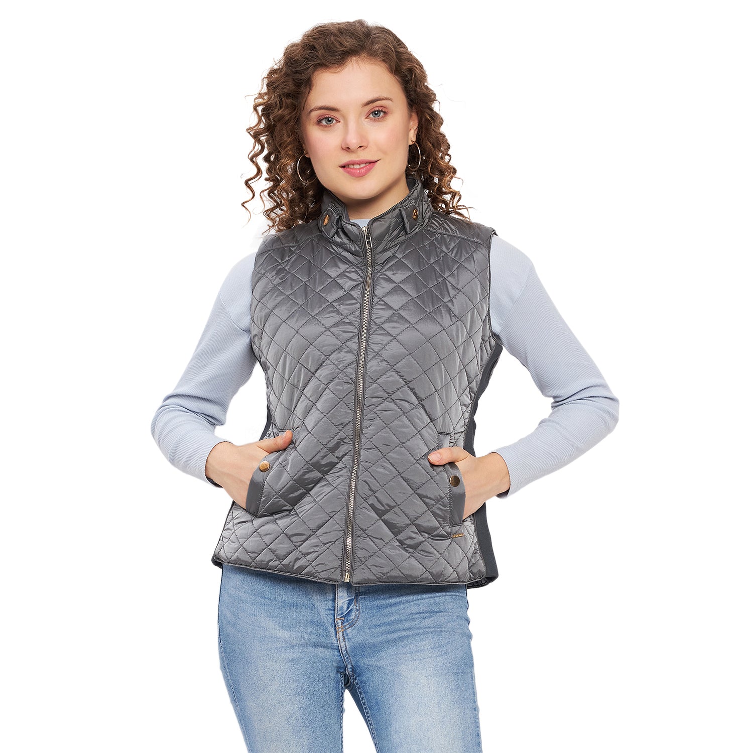 Duke Urban Women Sleeveless Jacket (SDZ6736)