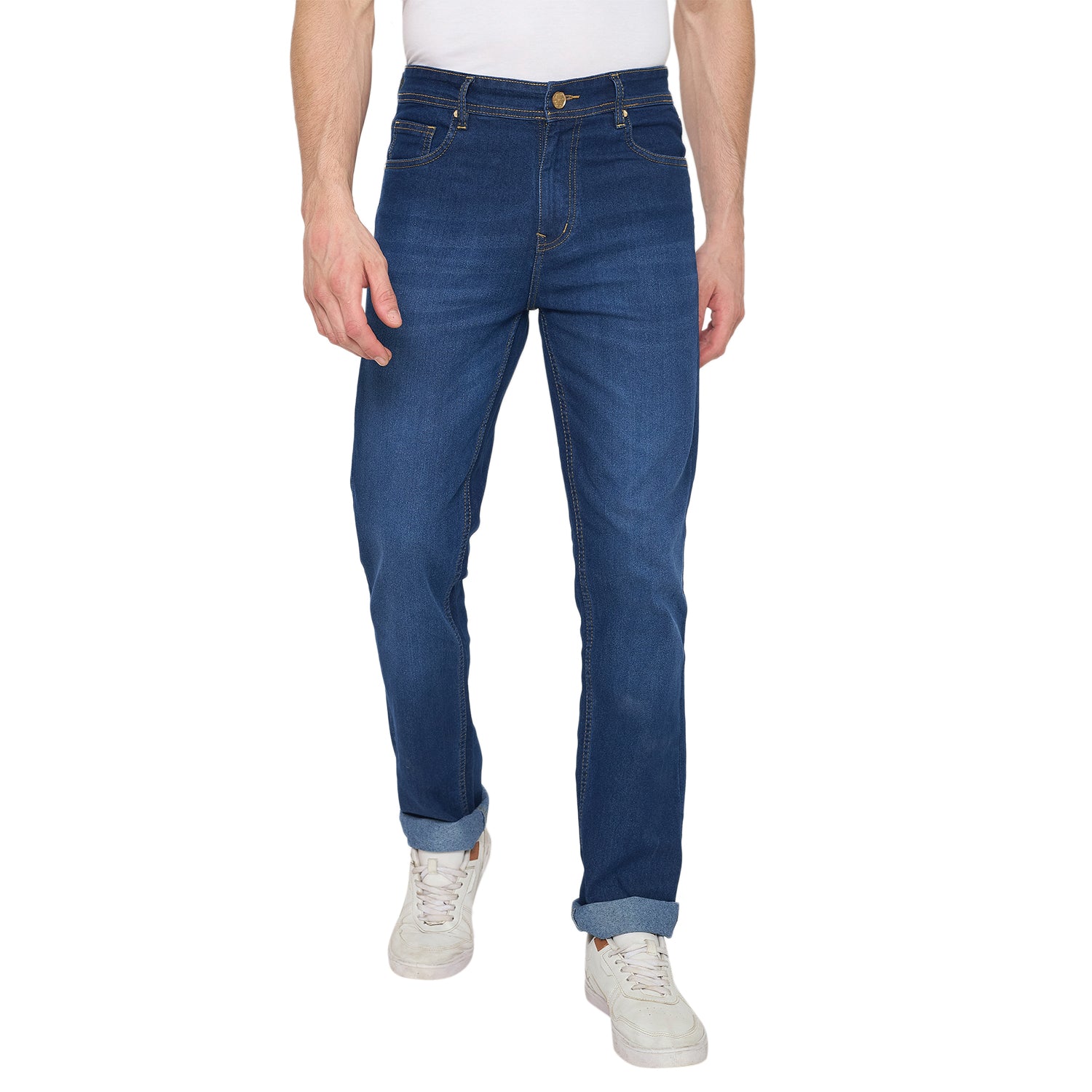 Duke Urban Men Comfort Fit Stretchable Jeans (SDD5900C)