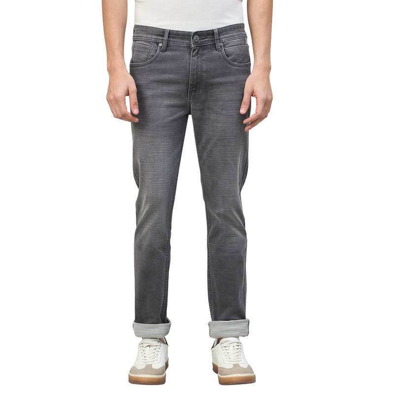 Duke Urban Men Narrow Bottom Mid-Rise Light Fade Stretchable Jeans (SDD5948N)