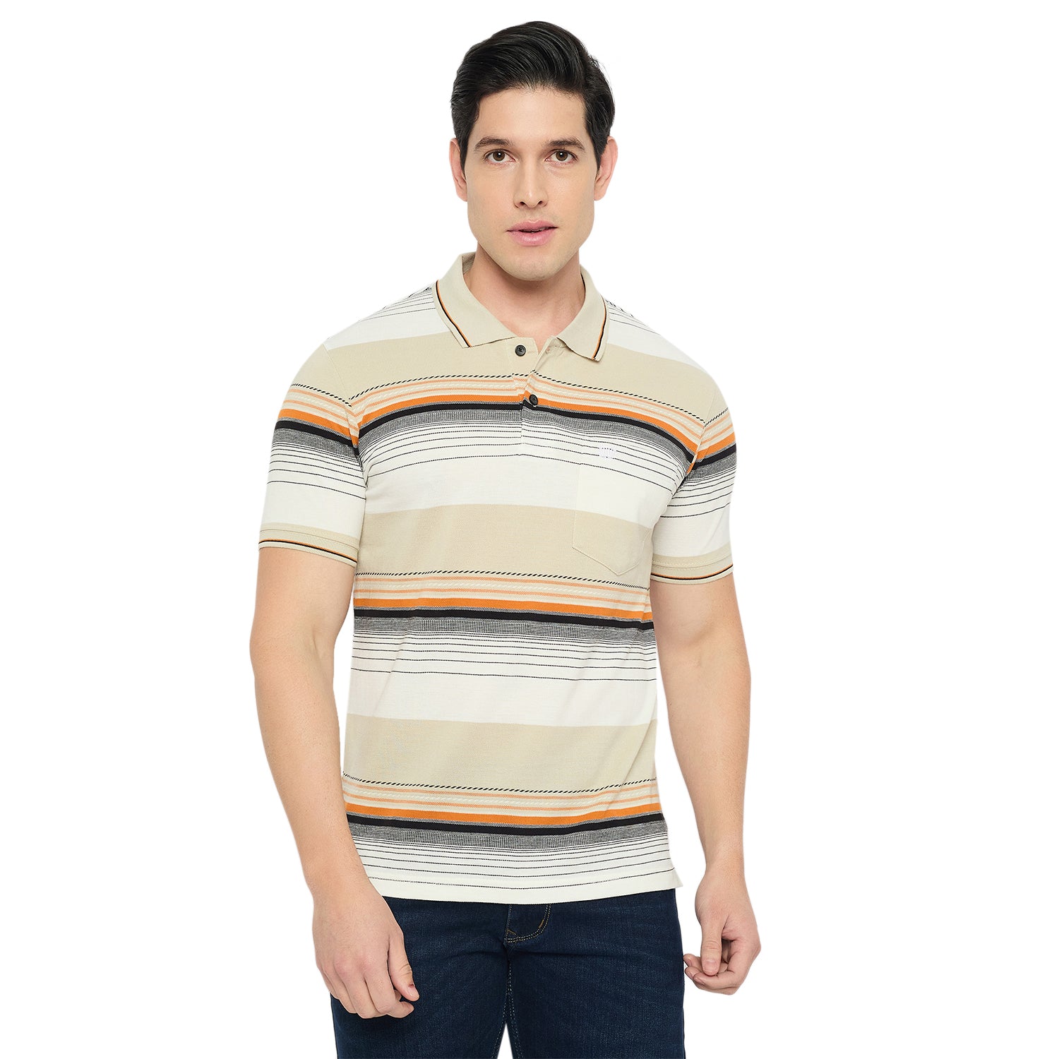 Duke Urban Men Half Sleeve Cotton Polo Tshirt (LF7384)