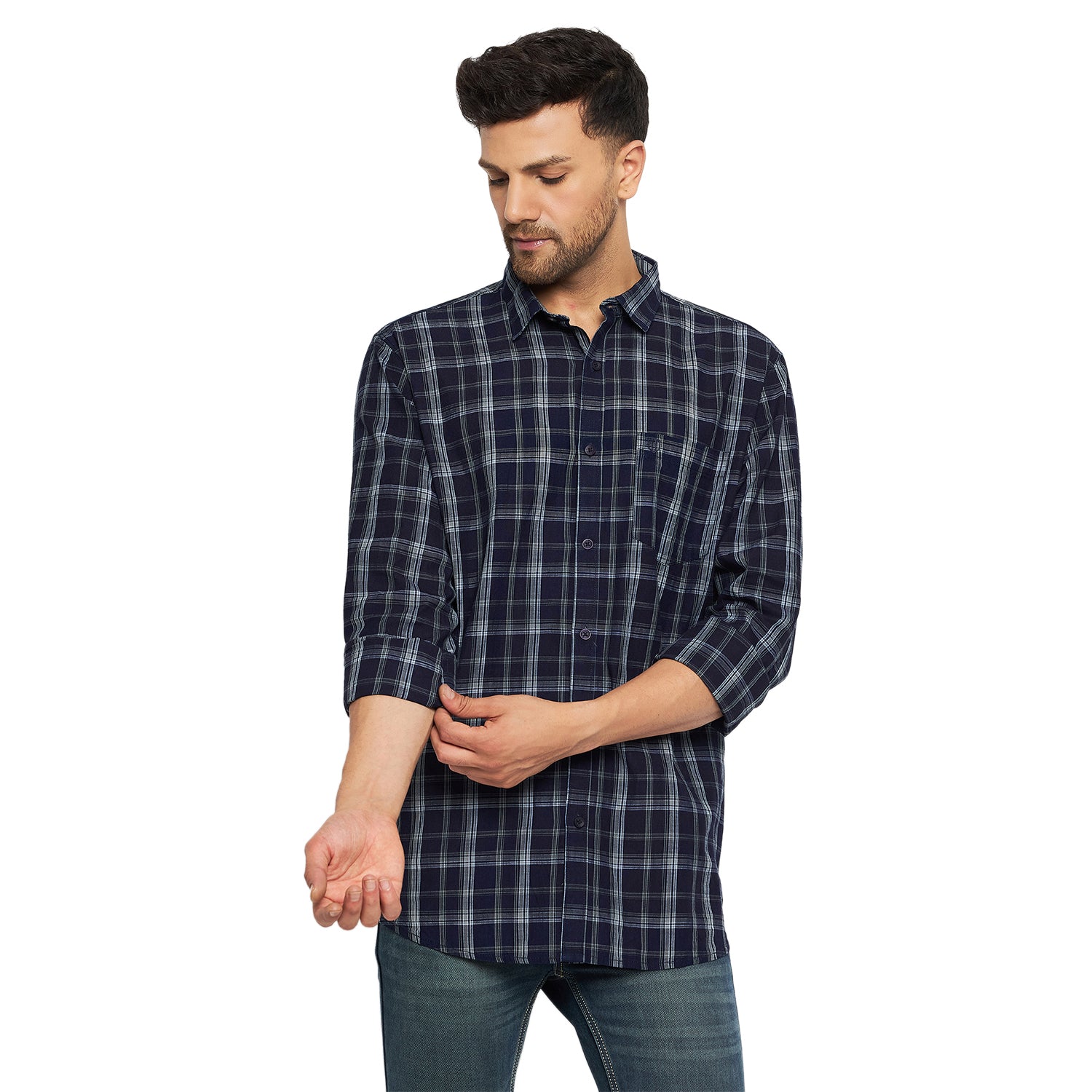 Duke Stardust Men Full Sleeve Cotton Shirts (SDO7ACK)