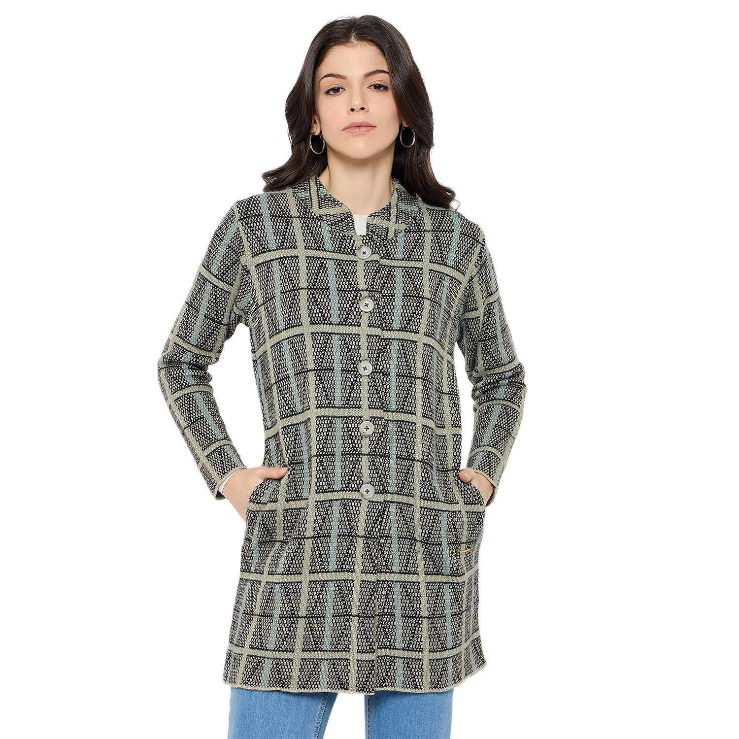 Duke Urban Women Full Sleeve Long Sweater (SDS1220)