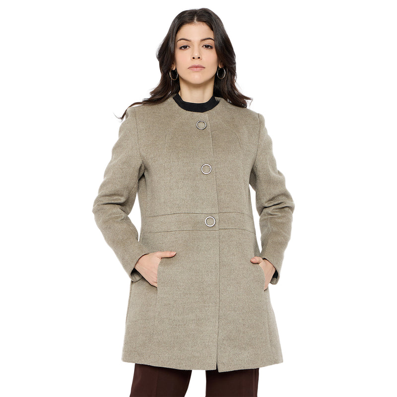 Duke Urban Women Full Sleeve Long Coat (SDZ4170C)