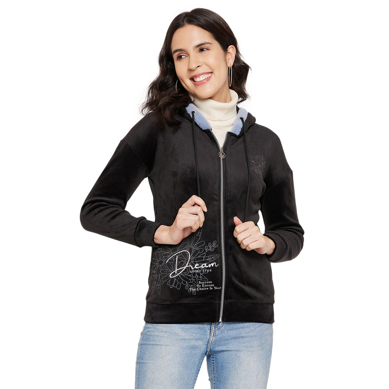 Duke Urban Women Hooded Zipper Sweatshirt (LFX944)