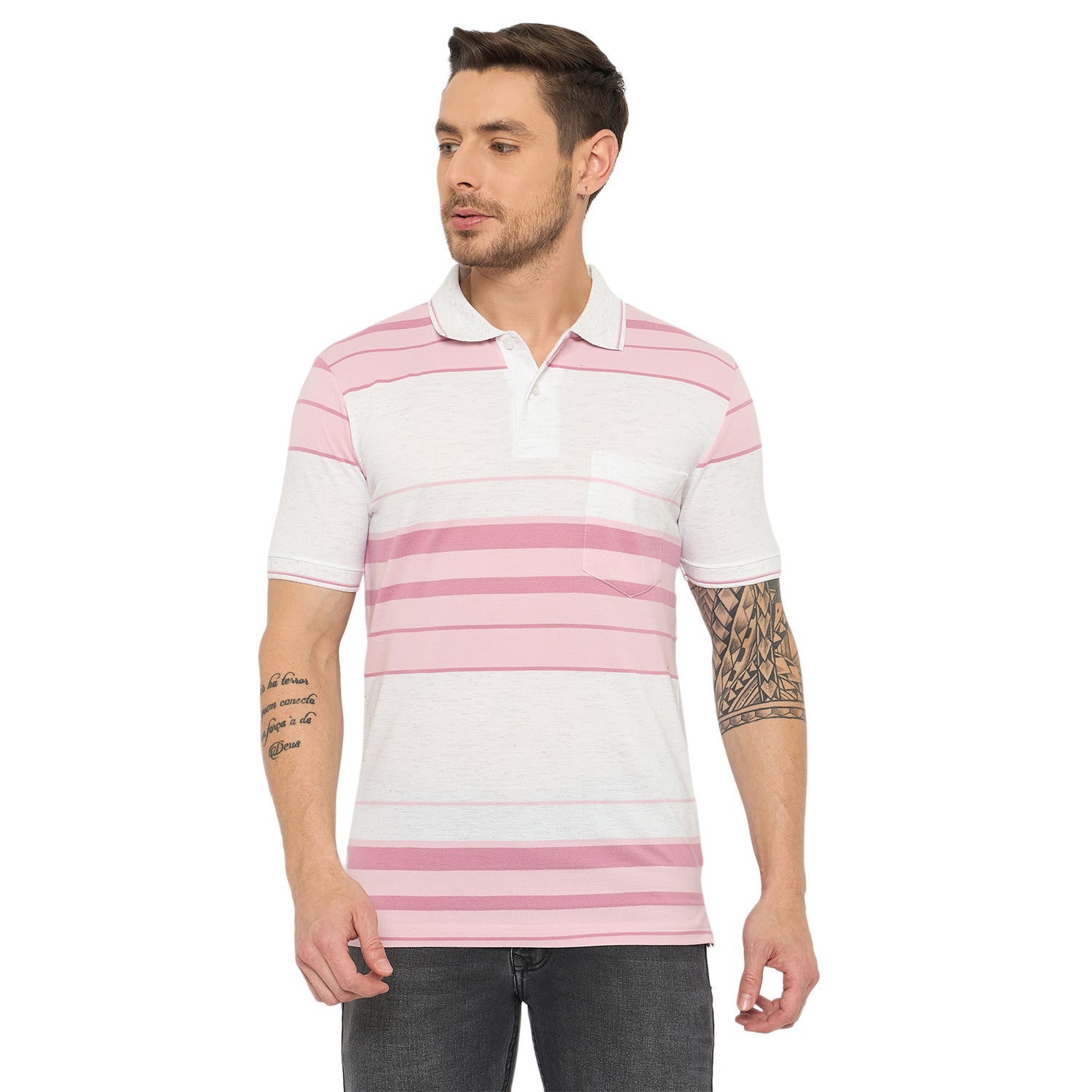 Duke Urban Men Half Sleeve Cotton Tshirt (LF7379)