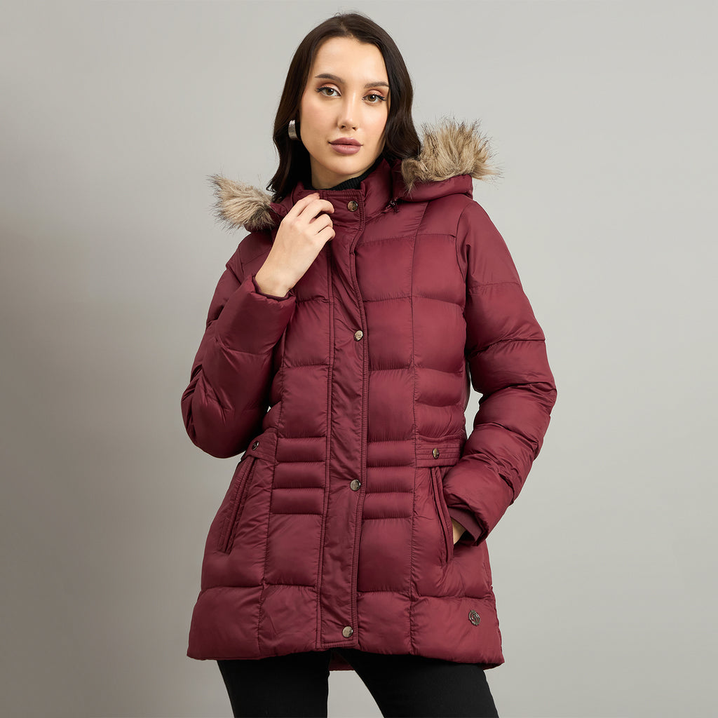 Duke Urban Women Short Style Hooded Bomber Jacket (SDZ4145)
