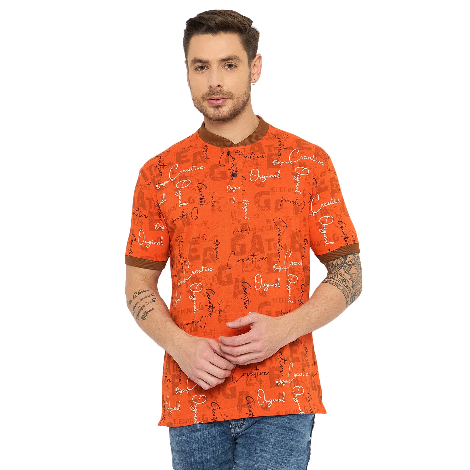 Duke Urban Men Half Sleeve Cotton Tshirt (ONLF306)