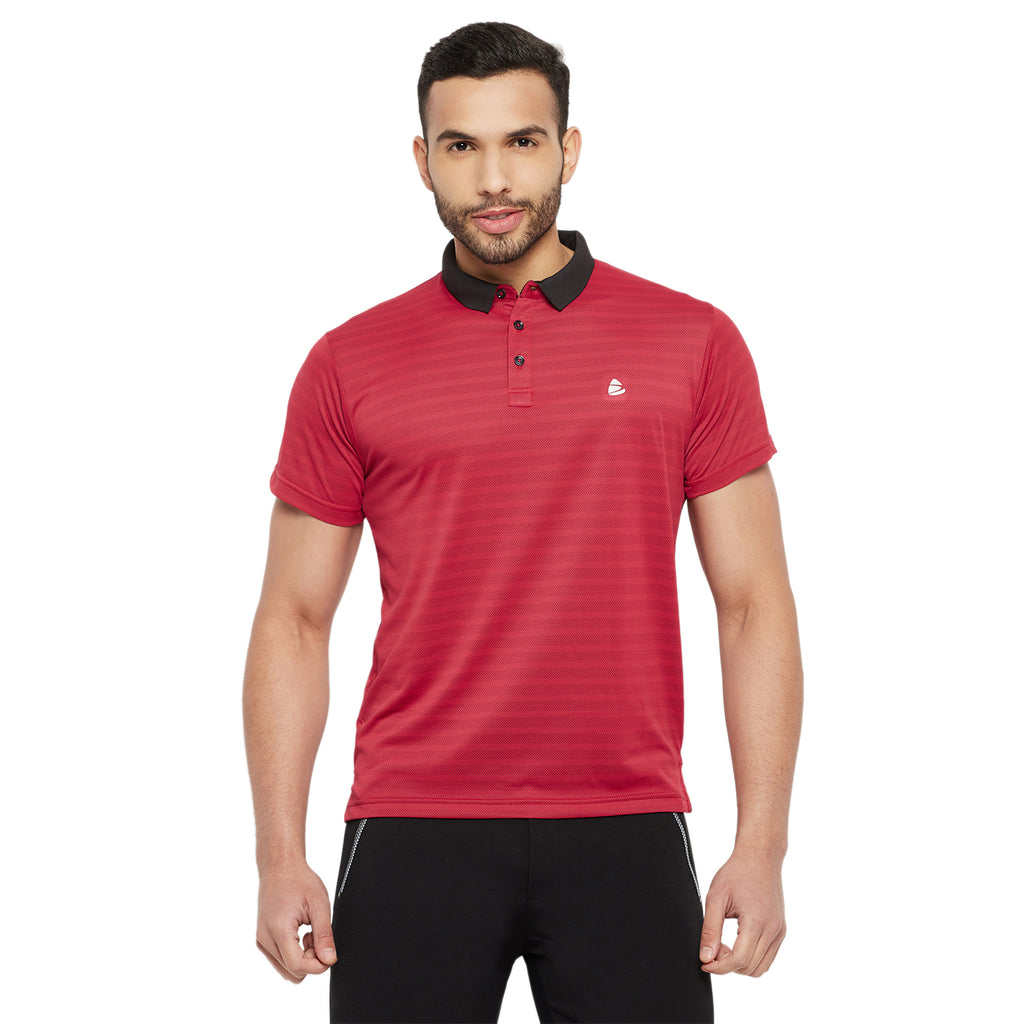 Duke Stardust Men Half Sleeve Polo Neck Cotton T-shirt (1600)