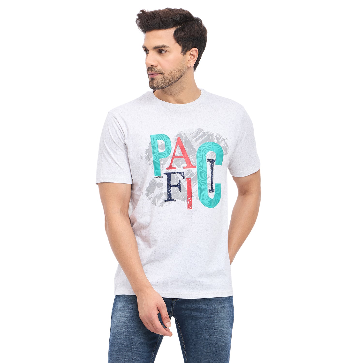 Duke Urban Men Half Sleeve Cotton T-shirt (LF7243)