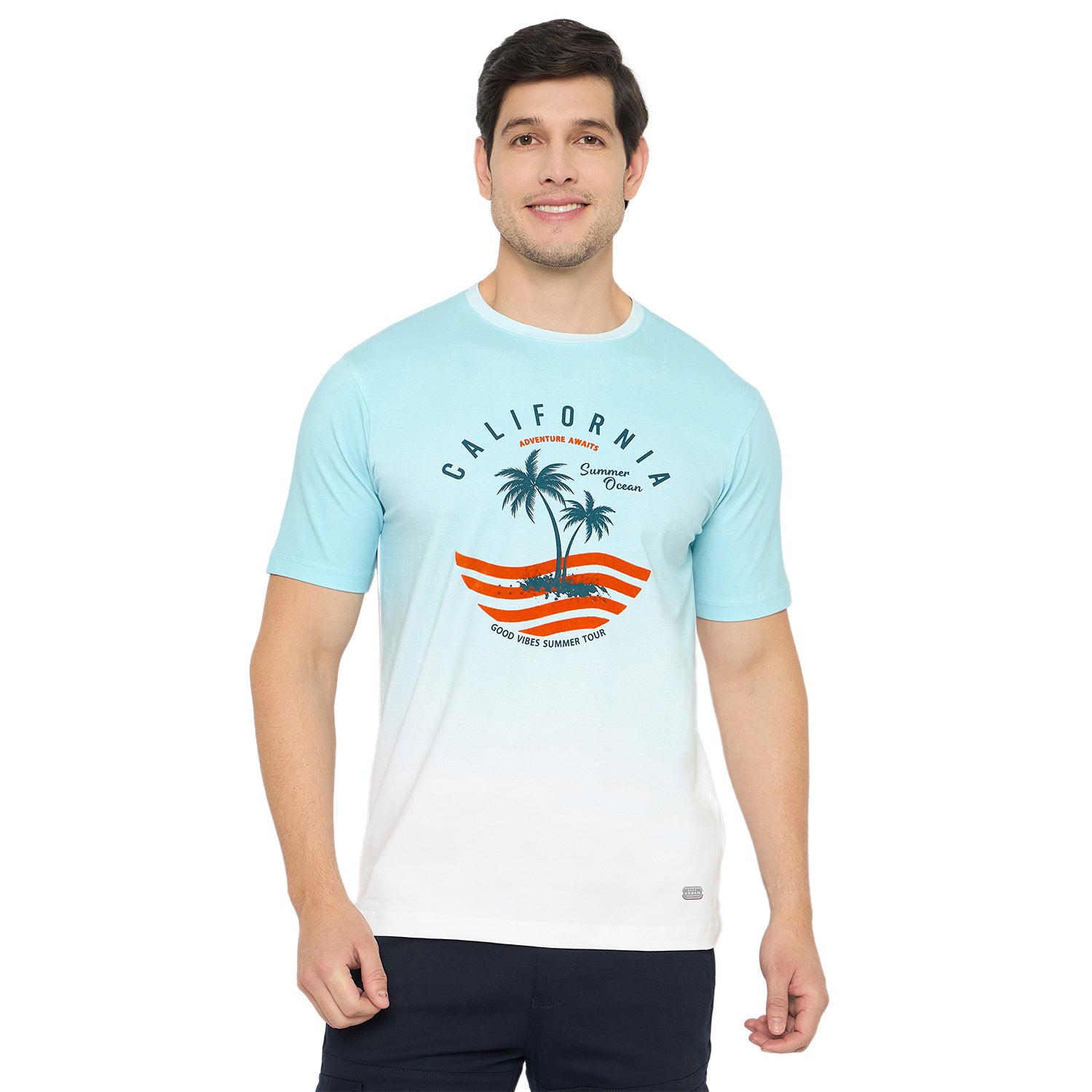 Duke Urban Men Half Sleeve Cotton Tshirt (LF7429)