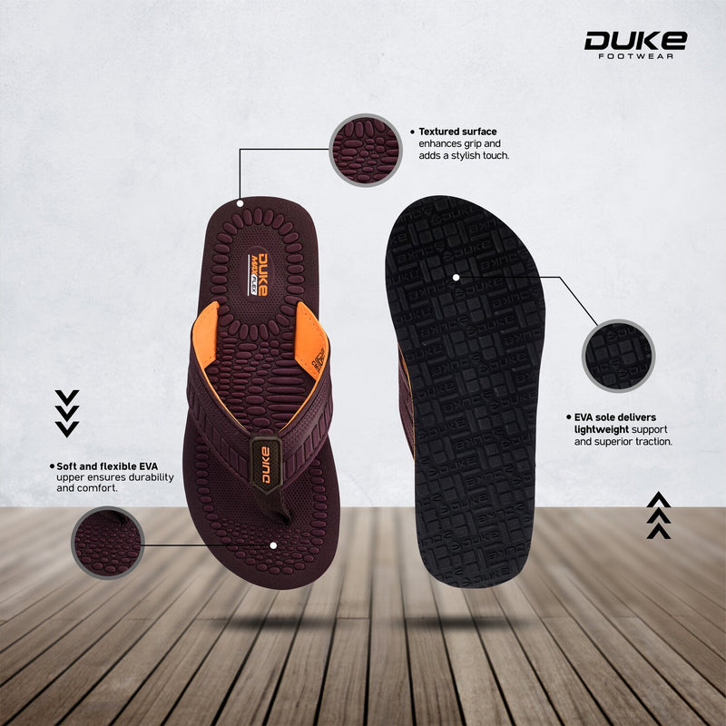 Duke Mens Stonegrip Flip-Flops (FWC6212)