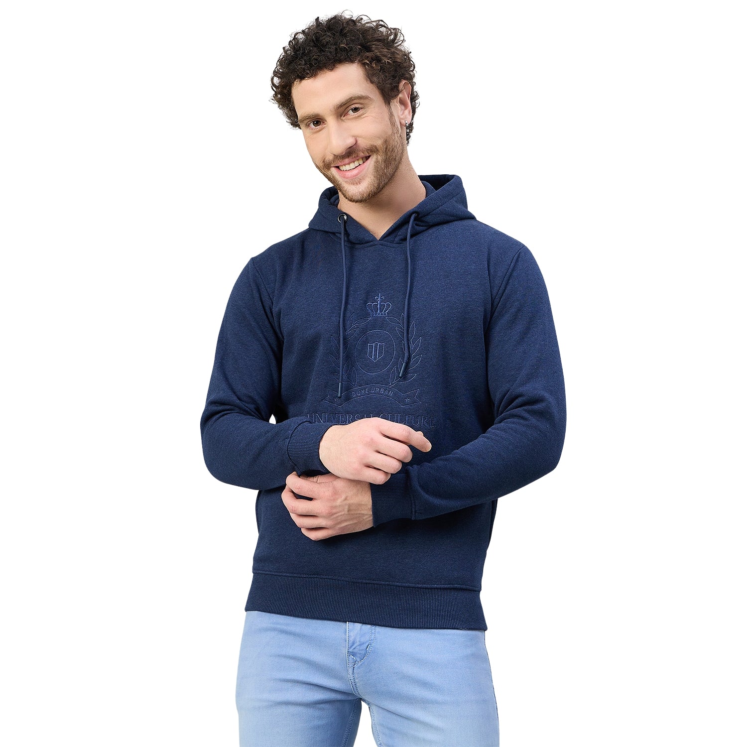 Duke Urban Men Hooded Regular Sweatshirt (LF6440)