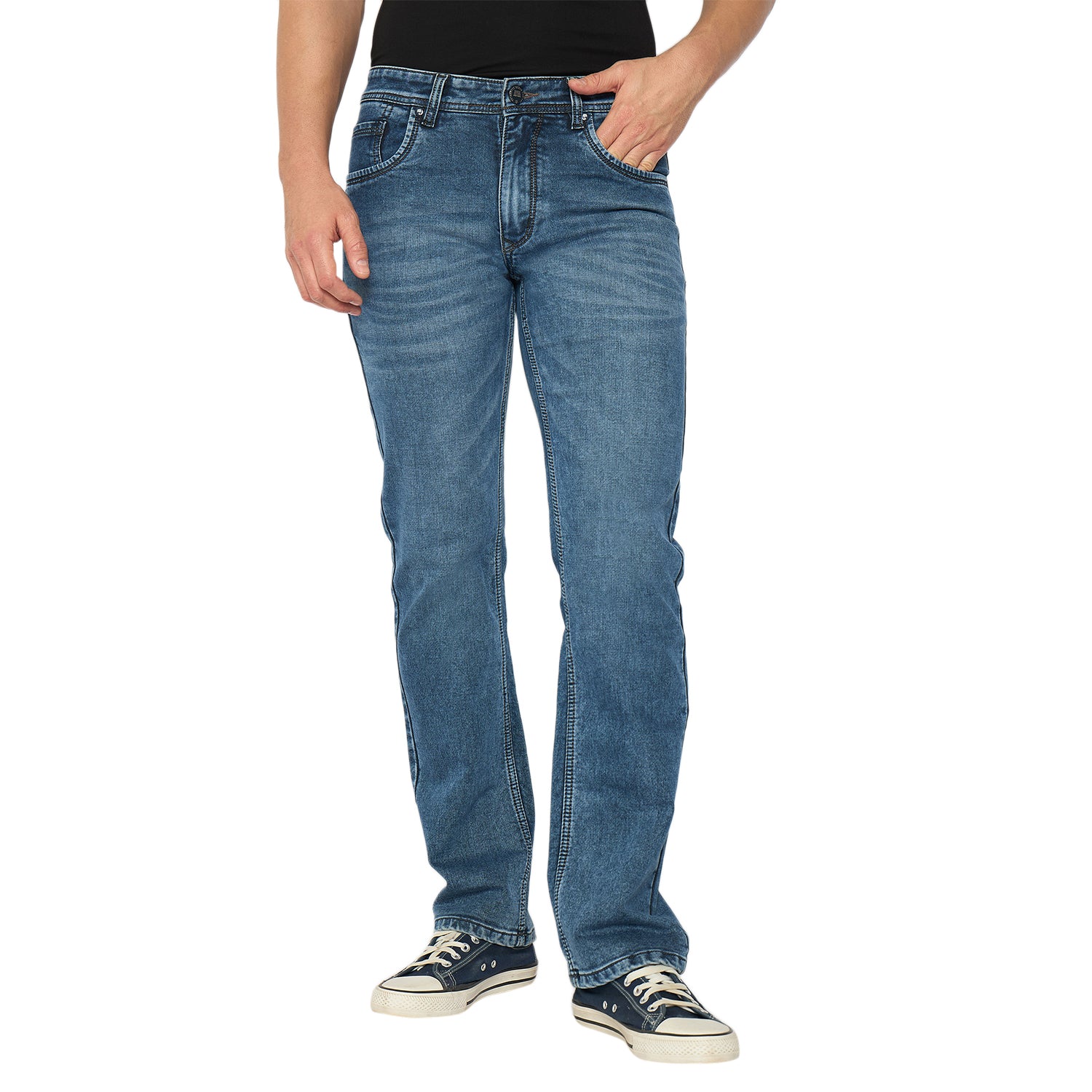 Duke Urban Men Comfort Fit Stretchable Jeans (SDD5720C)
