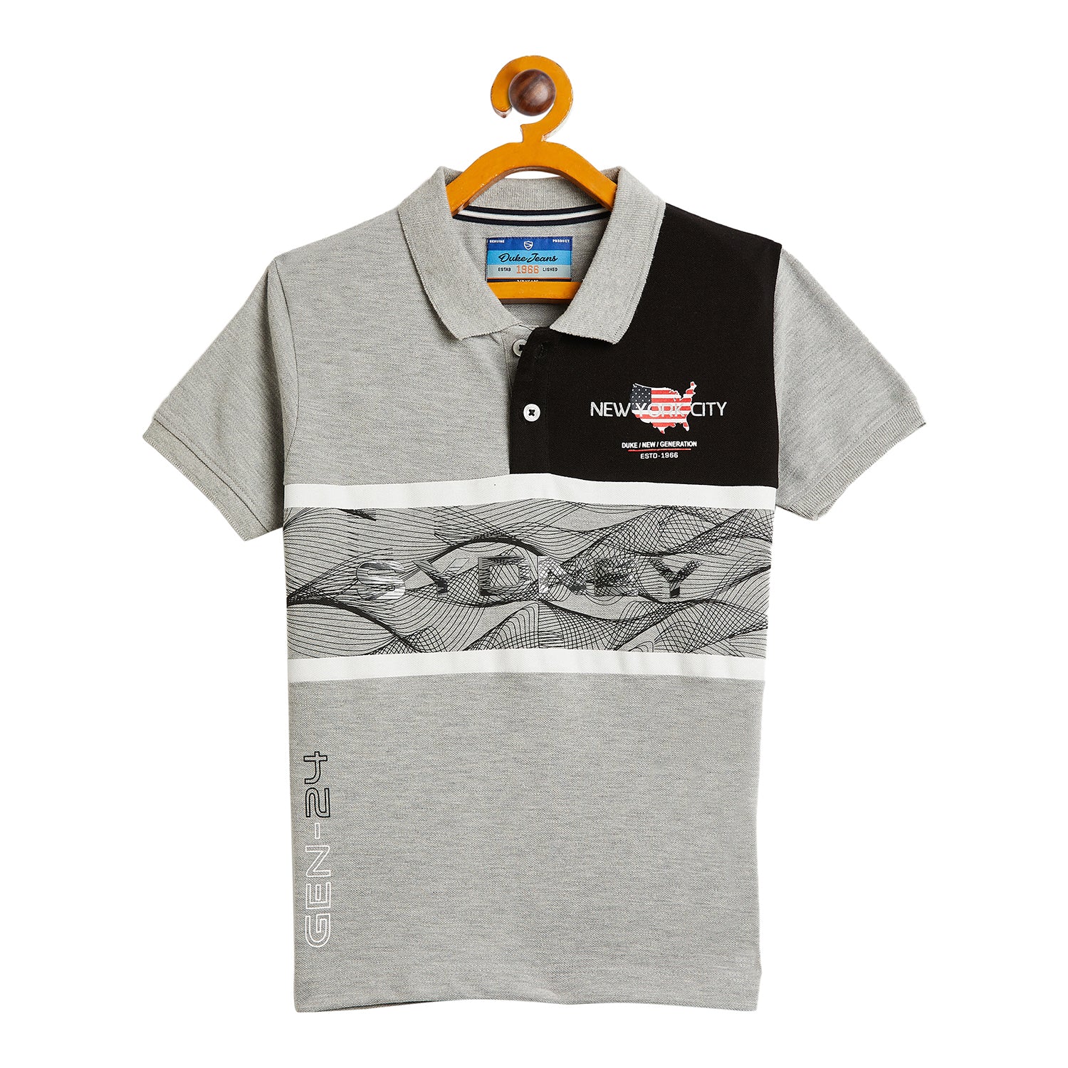 Duke Urban Boys Half Sleeve Cotton T-shirt (LF666)