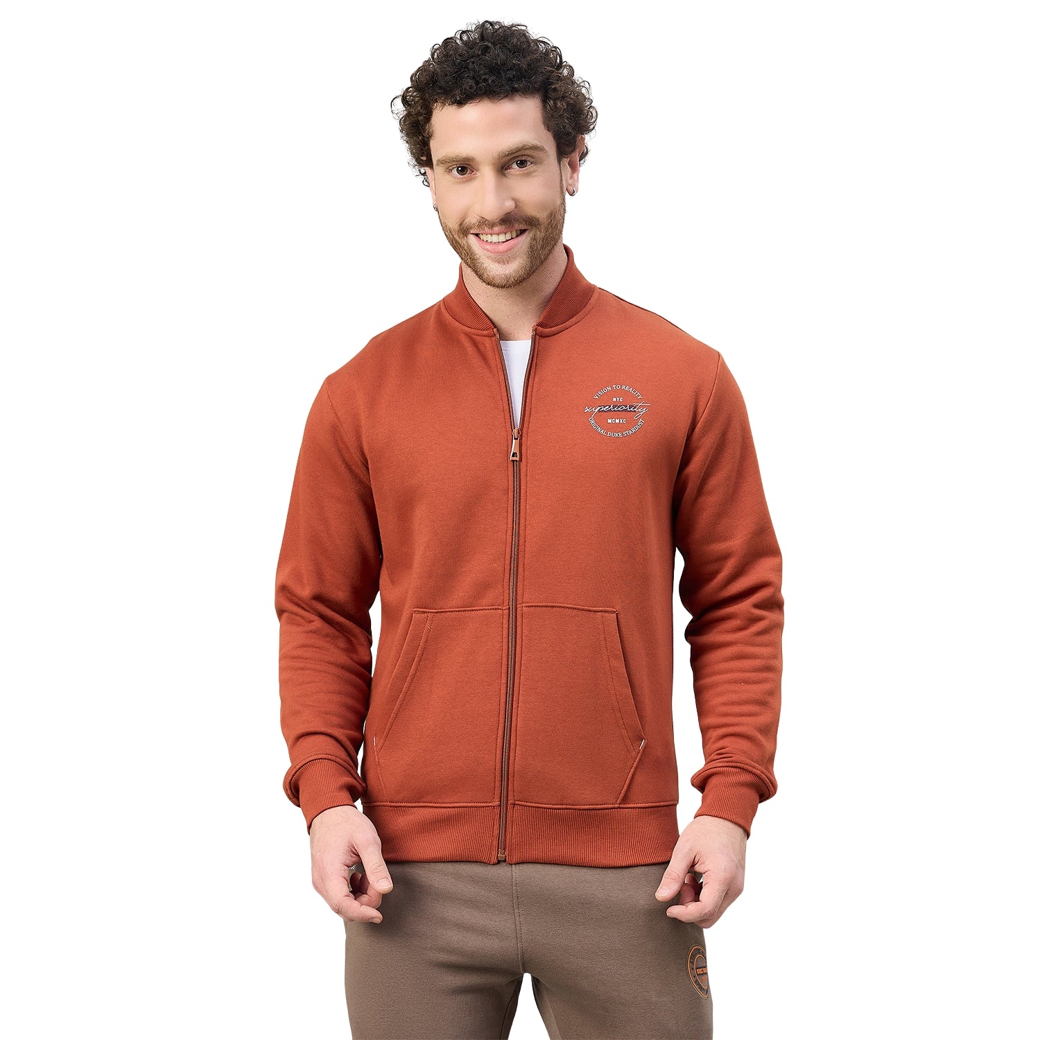 Duke Urban Men Zipper Sweatshirt (LF6294)