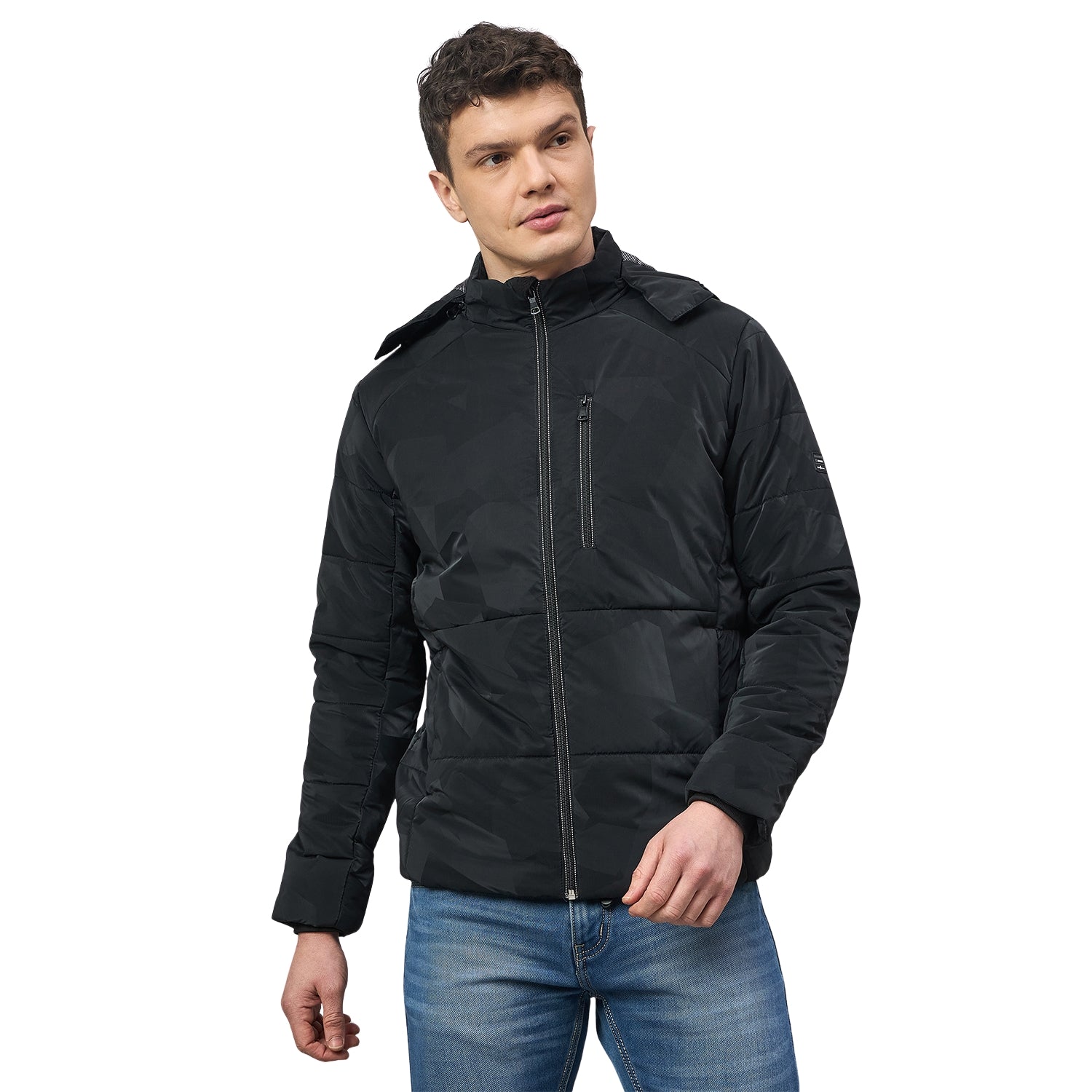 Duke Urban Men Full Sleeve Hooded Regular Jacket (SDZ3124)