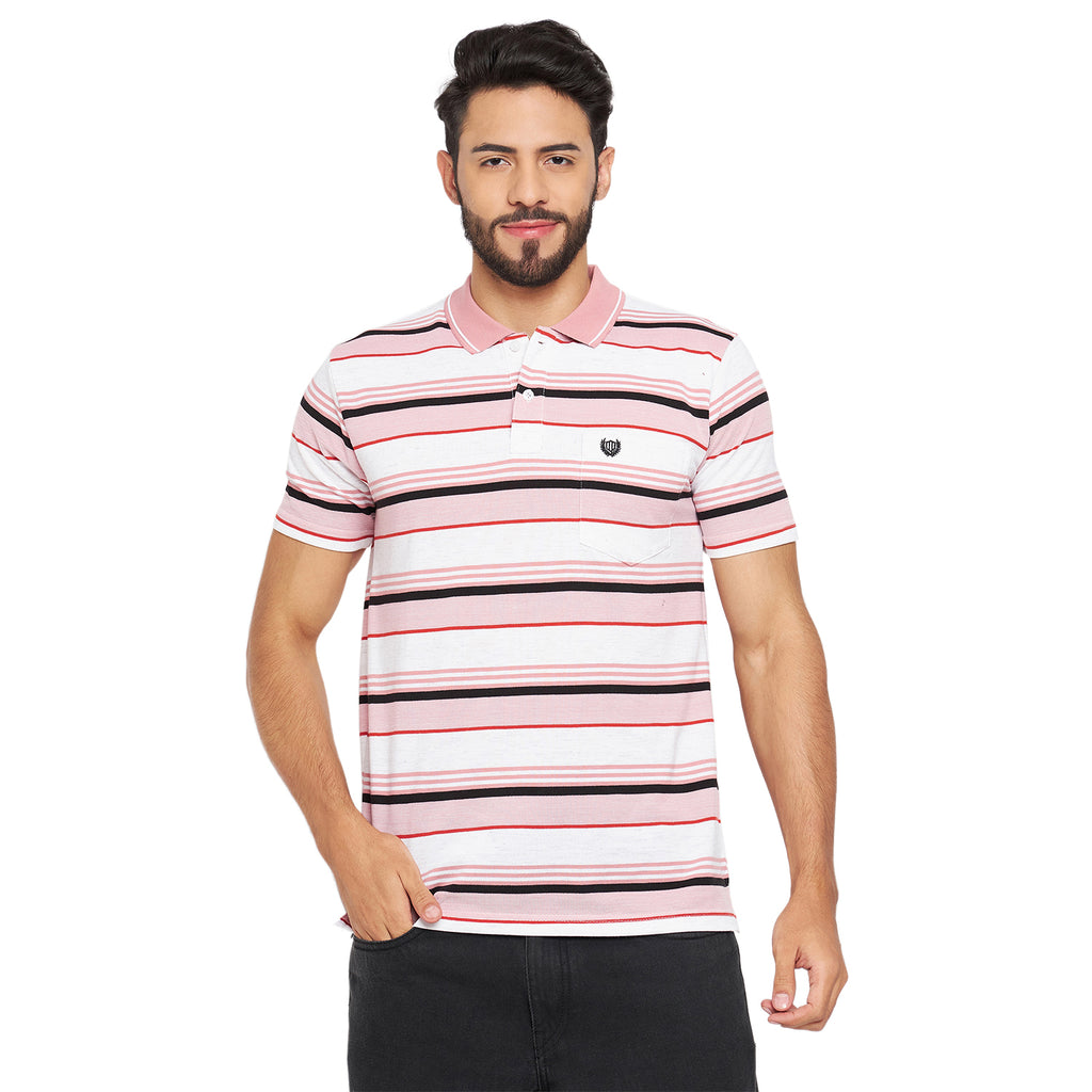 Duke Stardust Men Polo Neck Half Sleeve Cotton T-shirt (LF7047)