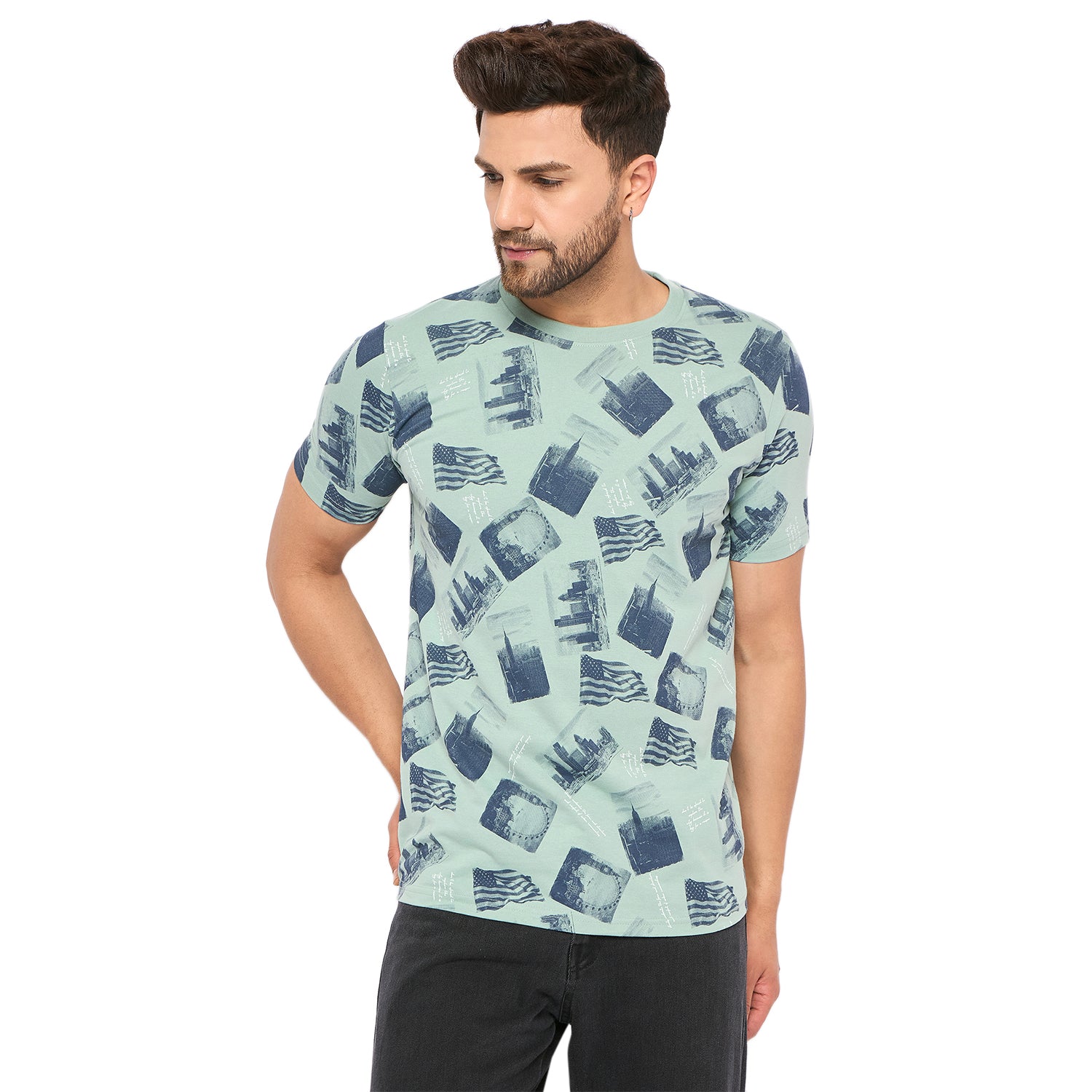 Duke Urban Men Half Sleeve Cotton T-shirt (ONLF255)