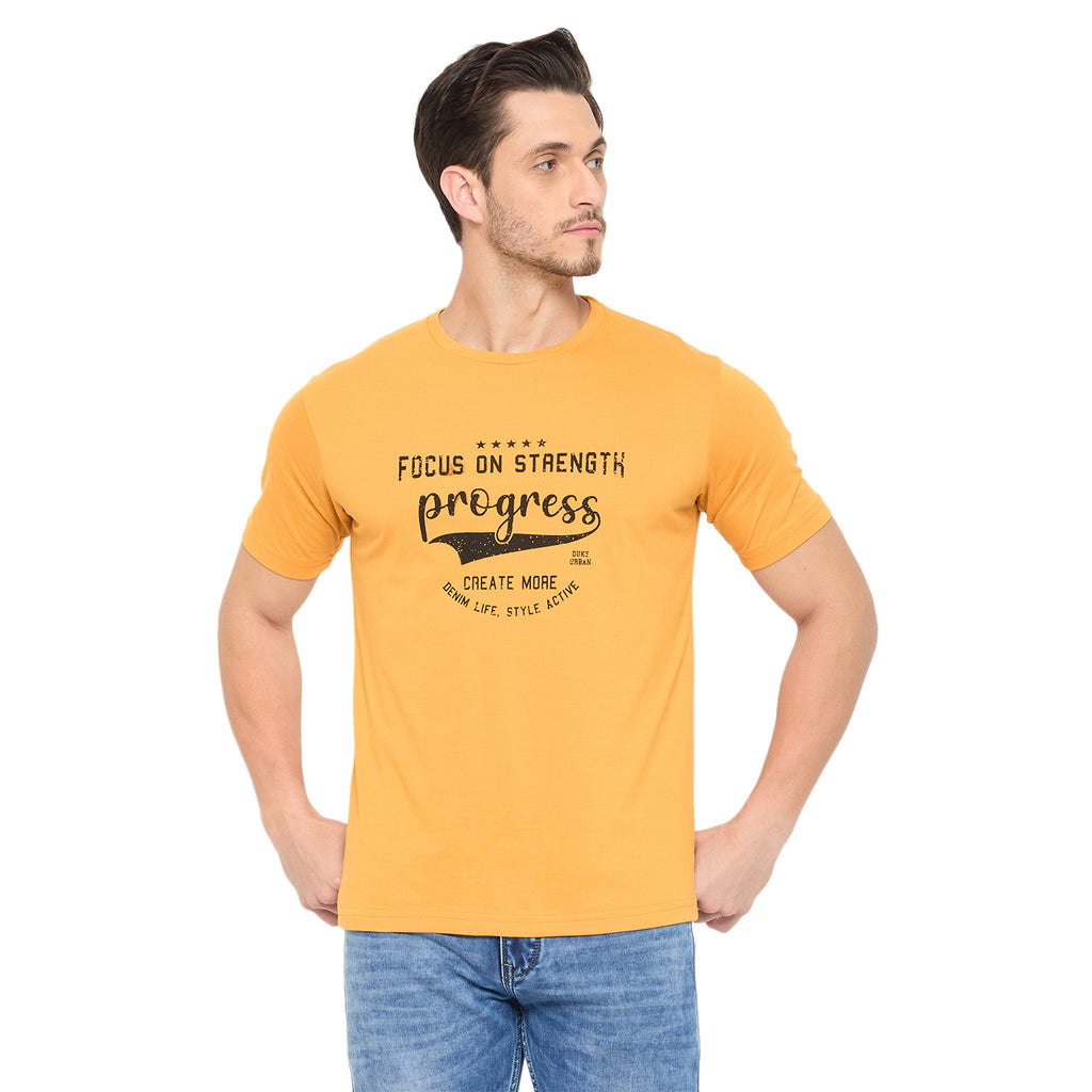 Duke Urban Men Half Sleeve Cotton Pack of 3 T-shirts  (ONSDVP42)