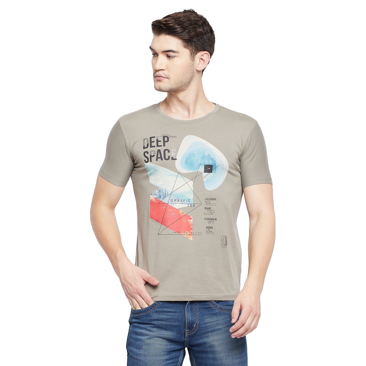 Duke Men Urban Half Sleeve T-Shirt (LQ1733)
