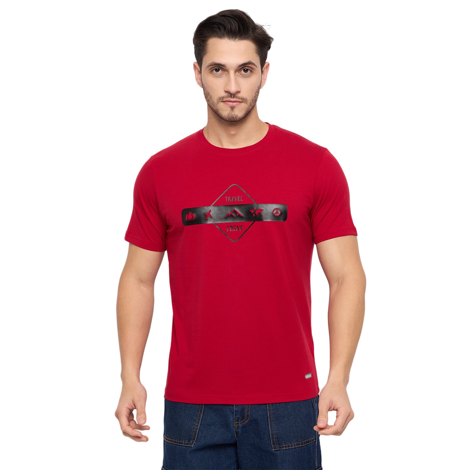 Duke Urban Men Half Sleeve Cotton T-shirt (LF7296)