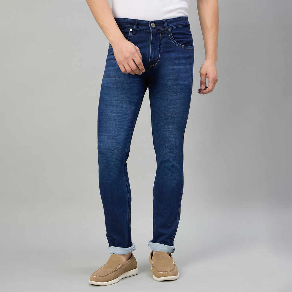 Duke Men Narrow Fit Stretchable Jeans (SDD9215N)