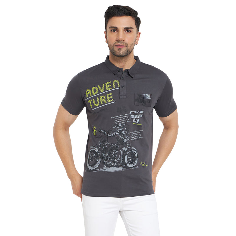 Duke Urban Men Half Sleeve Cotton T-shirt (LF7088)