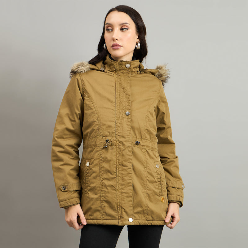 Duke Urban Women Short Style Hooded Bomber Jacket (SDZ4050R)