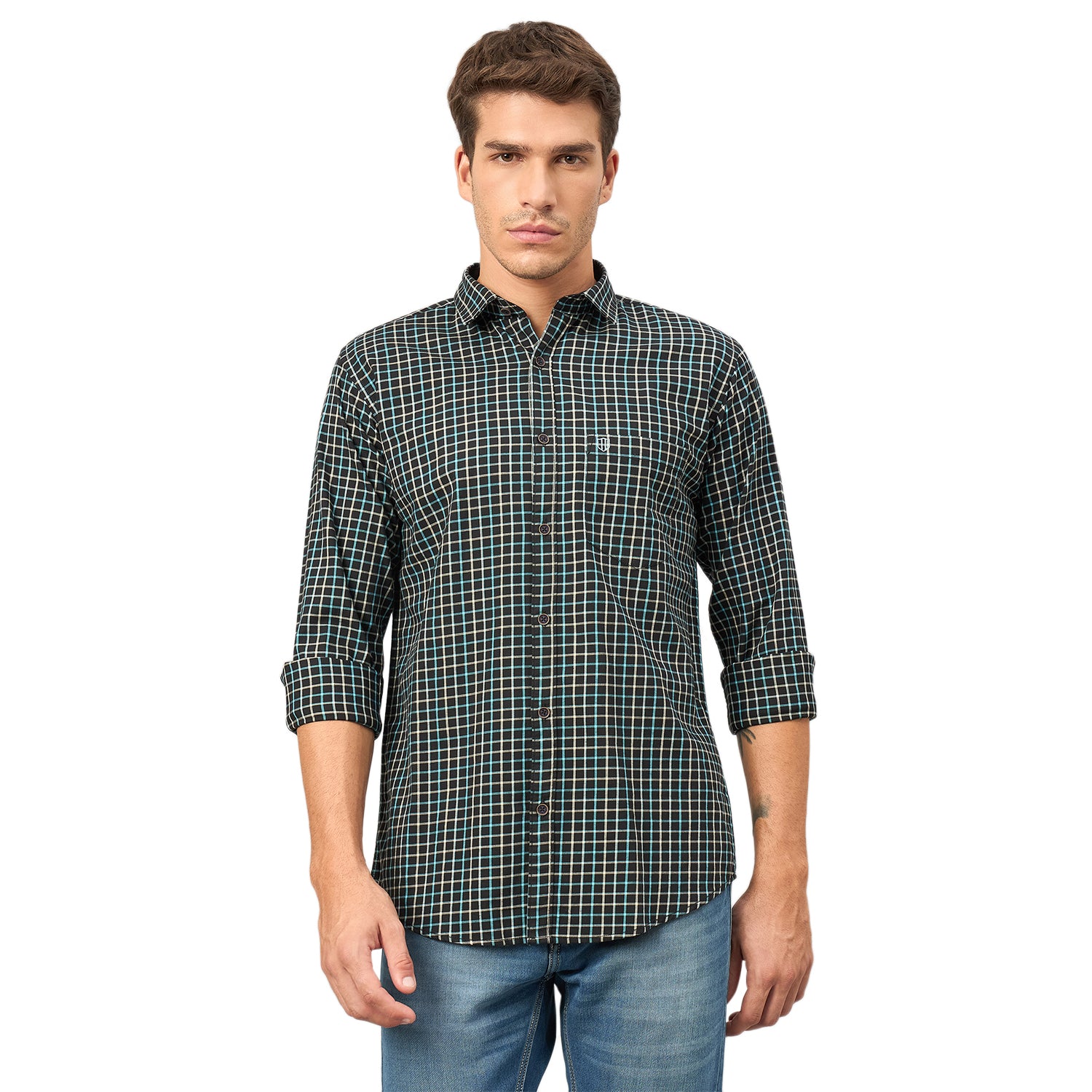 Duke Urban Men Full Sleeve Cotton Shirt (SDO5CKBF)