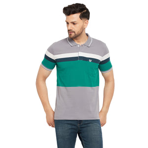 Duke Stardust Men Half Sleeve Polo Neck Cotton T-shirt (LF5724)