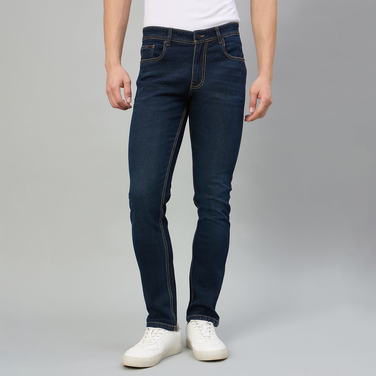 Duke Men Narrow Fit Stretchable Jeans (SDD9271N)