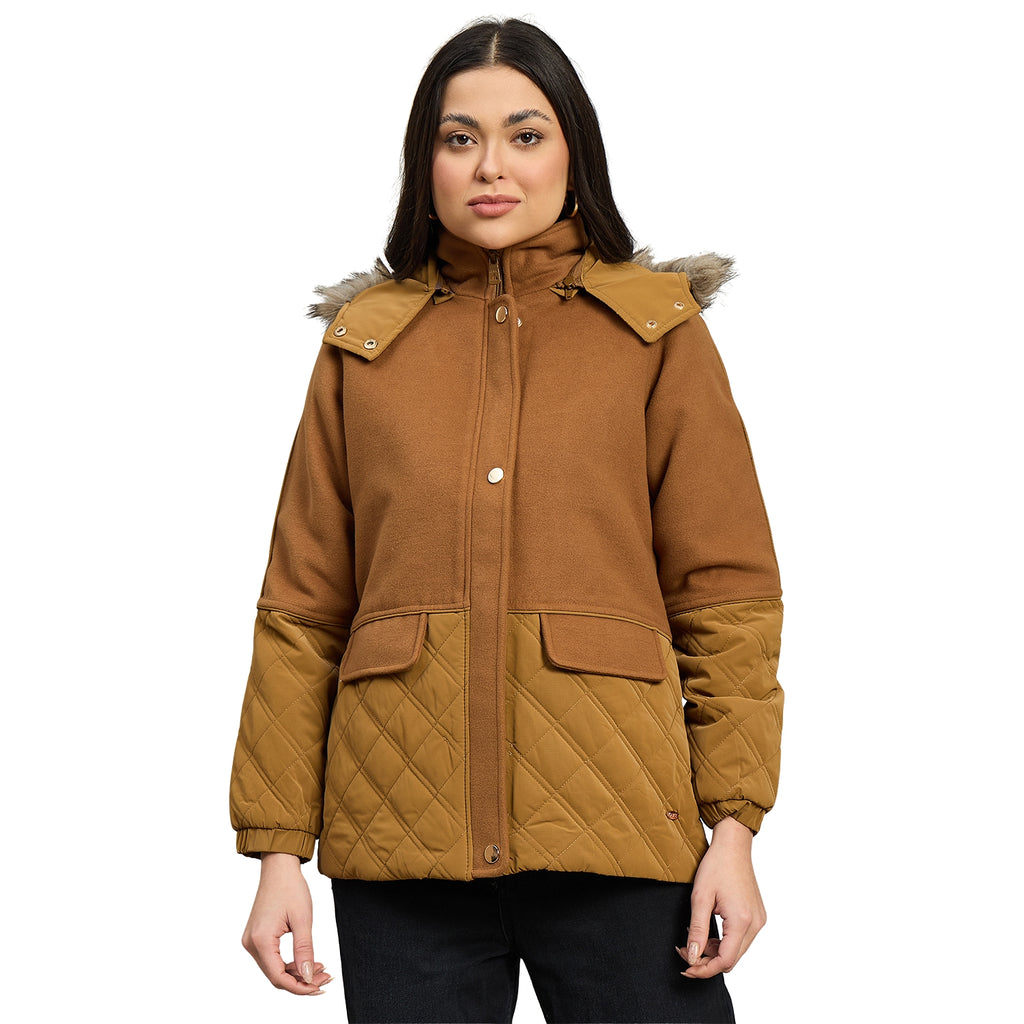 Duke Urban Women Short Style Full Sleeve Hooded Jacket (SDZ4139)