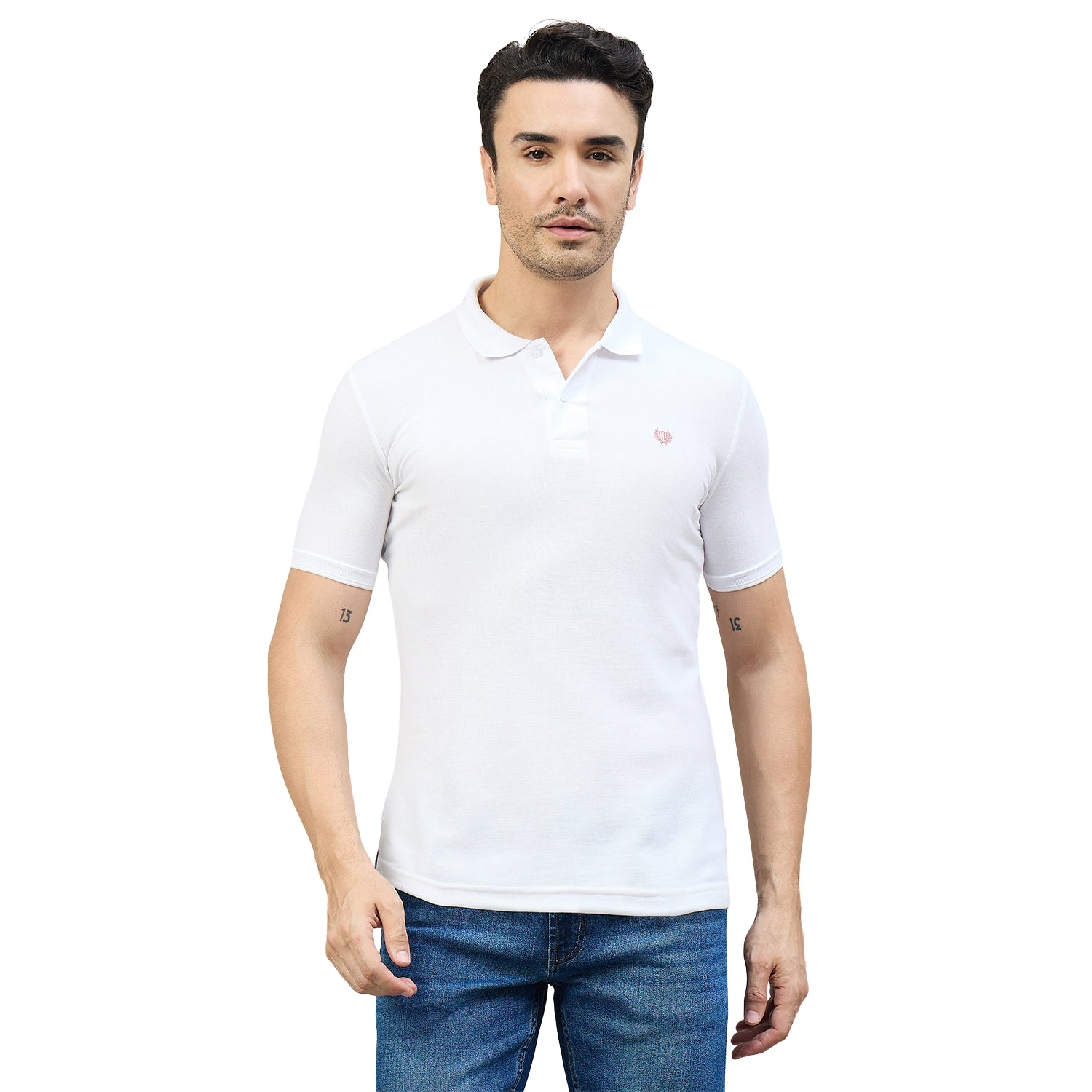 Duke Men Half Sleeve Cotton Smart Fit Casual T-shirt (SD71)
