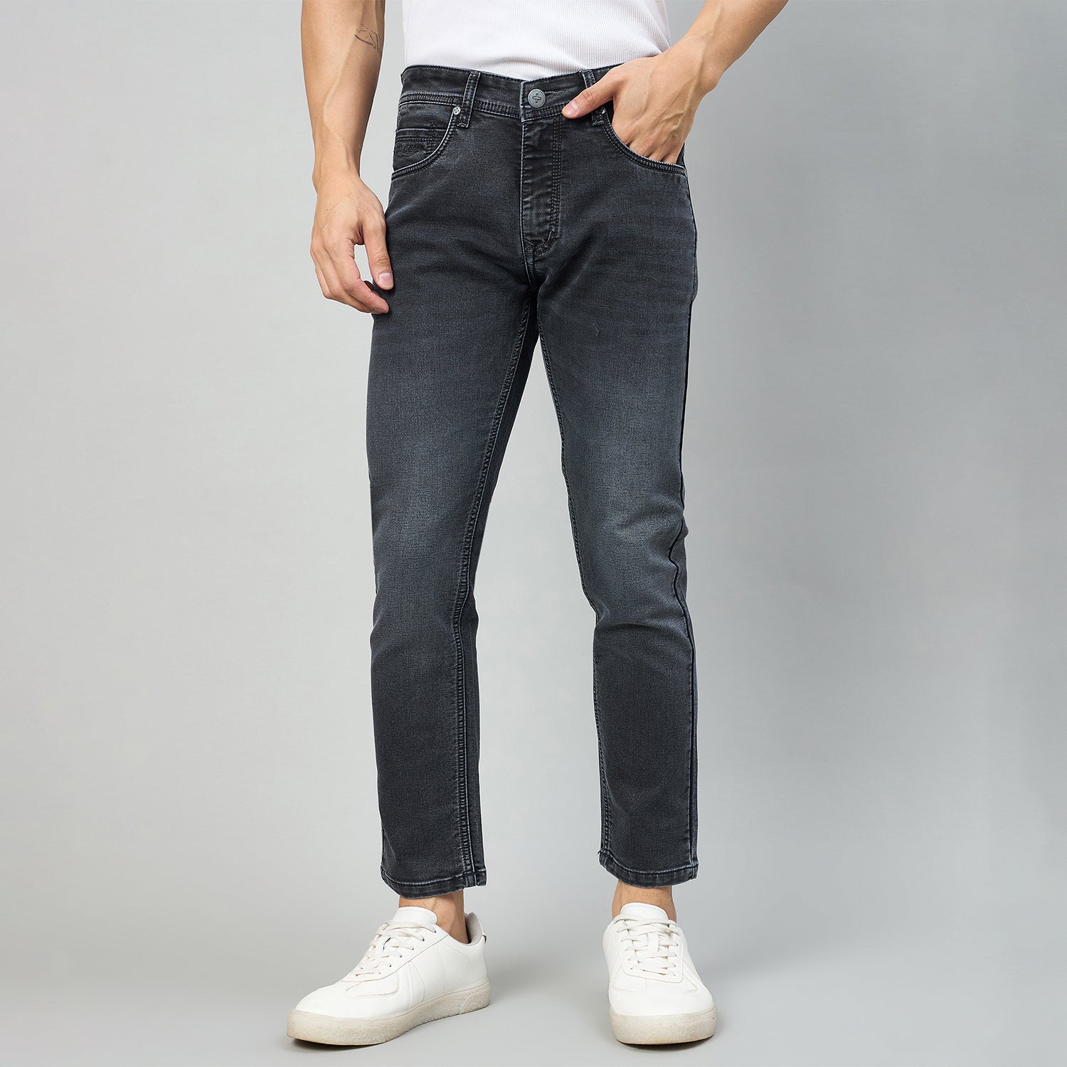 Duke Men Smart fit Stretchable Jeans (SDD9211A)