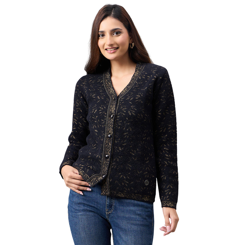 Duke Urban Women Full Sleeve Front Open Regular Cardigan (SDS1303)
