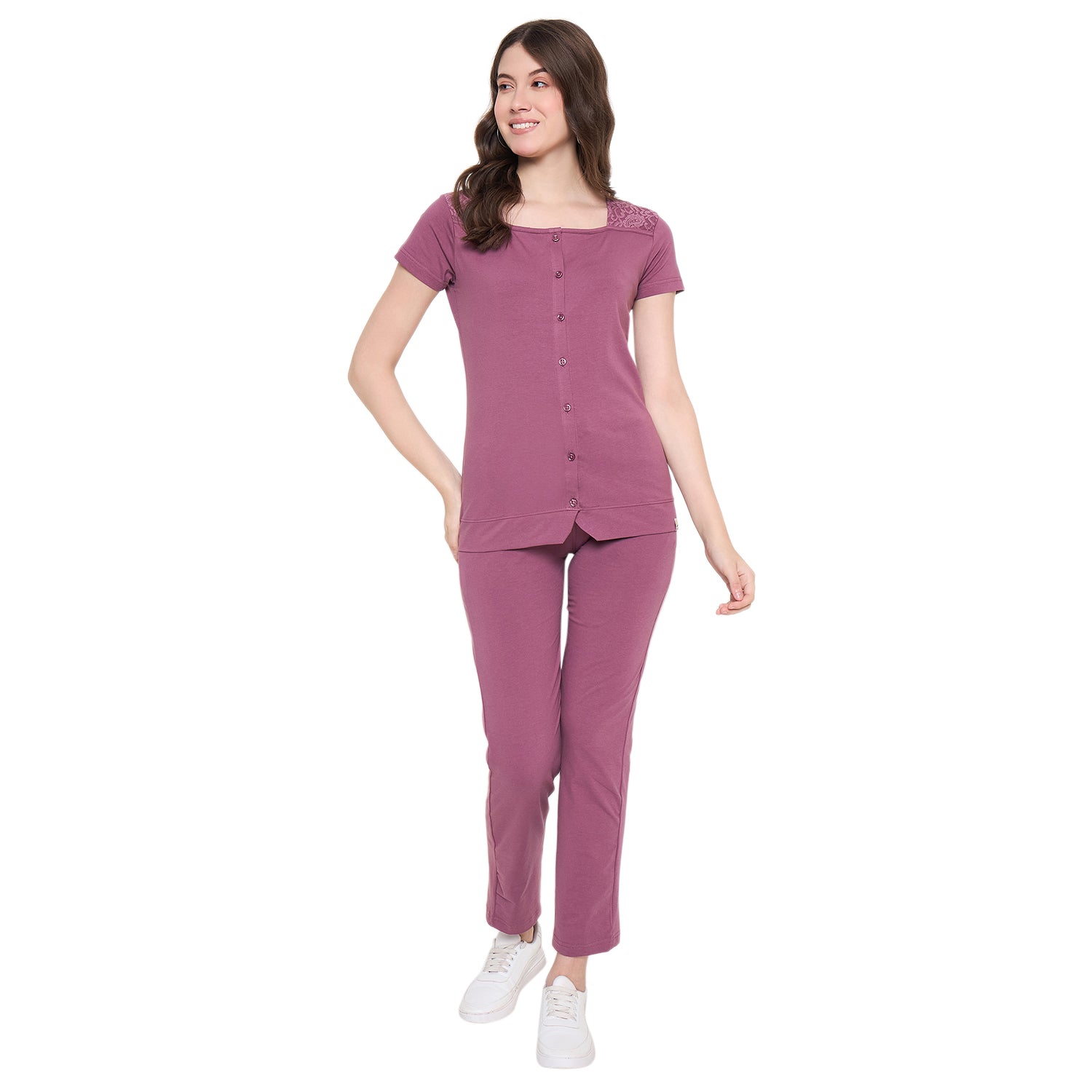 Duke Urban Women Half Sleeve Top & Lower Set  (LFX7816)