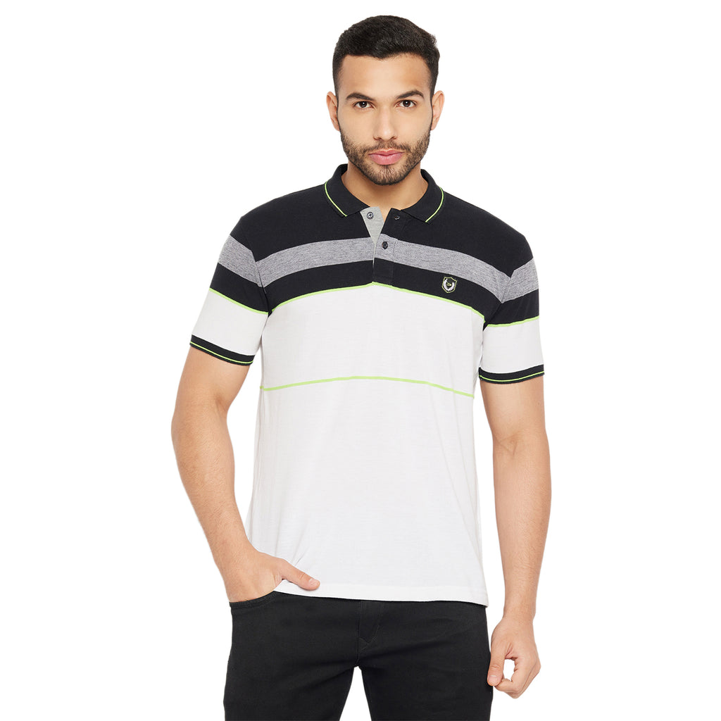 Duke Stardust Men Half Sleeve Polo Neck Cotton T-shirt (4085)
