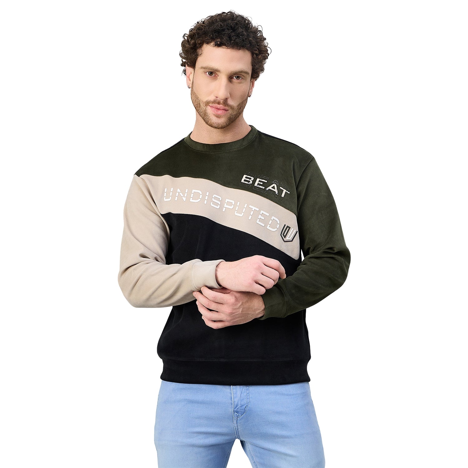 Duke Urban Men Round Neck Regular Sweatshirt (LF6442)