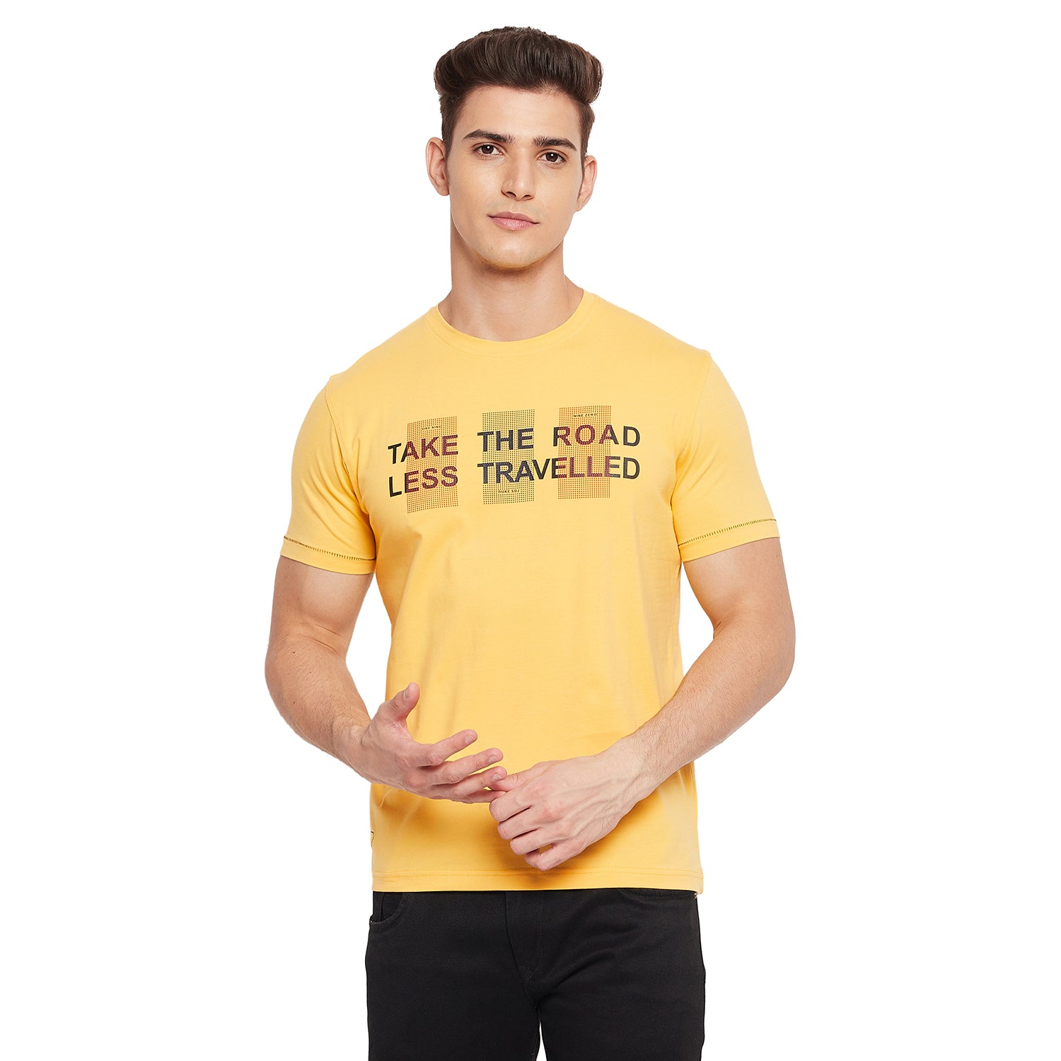 Duke Urban Men Half Sleeve Cotton T-shirt (LQSD4135)