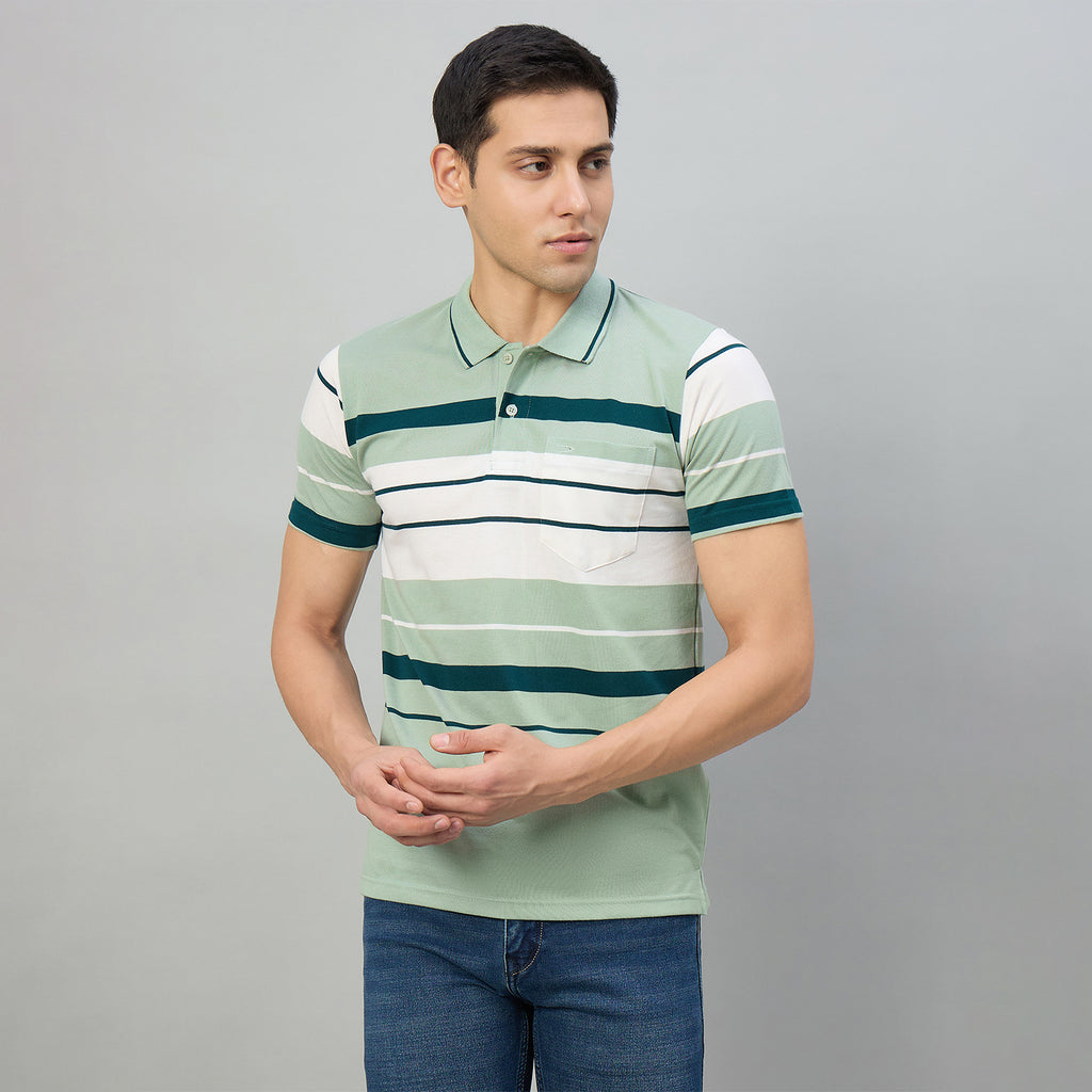 Duke Men Half Sleeve Cotton Regualr Fit Casual T-shirt (MLF1182)