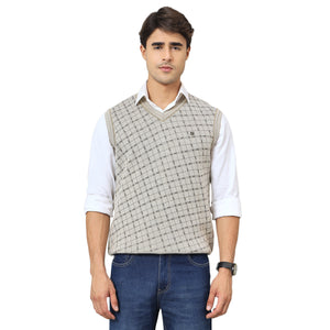 Duke Men V-neck sleeveless sweater (SDS2256)