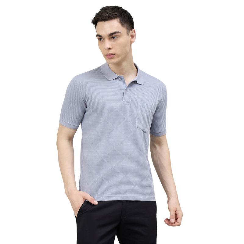 Duke Urban Men Polo Neck Half Sleeve Regular T-Shirt (LF7559)