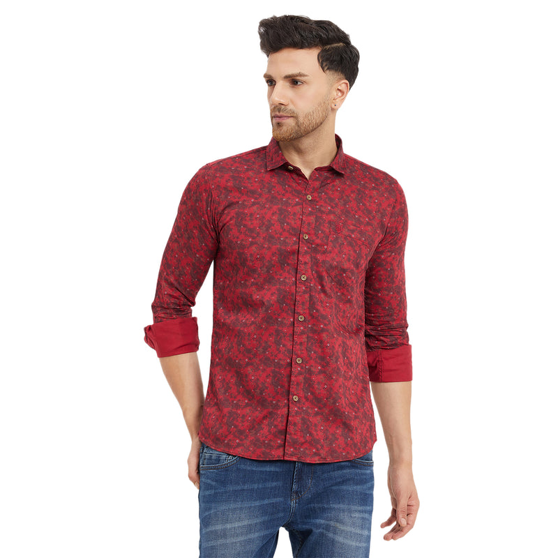 Duke Urban Men Full Sleeve Cotton Shirt (SDO8PRSH)