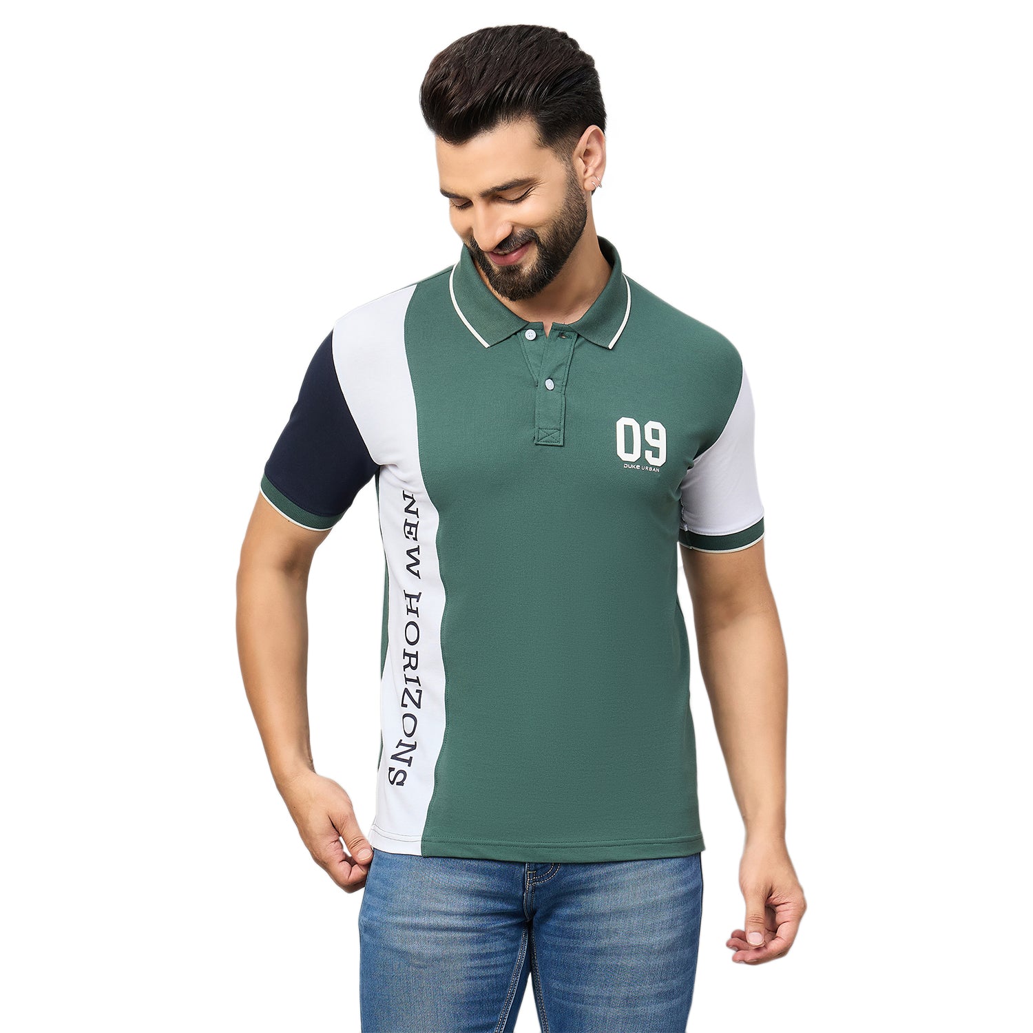 Duke Urban Men Half Sleeve Polo Cotton Tshirt (LF7658)